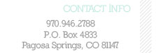 Contact Pagosa Post